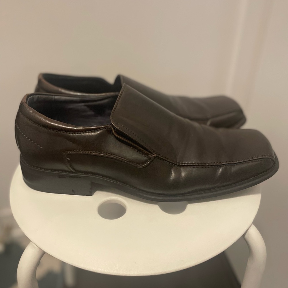 Men's Brown Leather Loafers